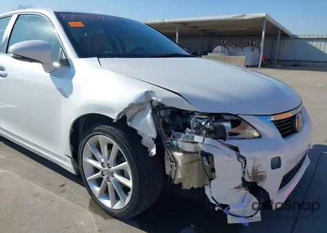 2012 Lexus Ct 200H Premium из США, поврежденный, VIN JTHKD5BH2C2061077